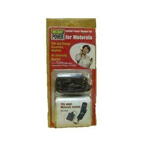 Instant Power Charger Kit Fits Most Motorola Cell Phone Models